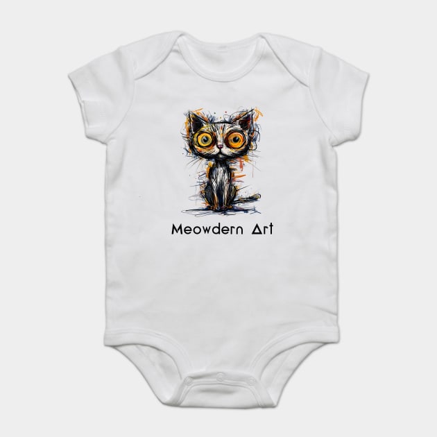 Meowdern Art Baby Bodysuit by TurnEffect